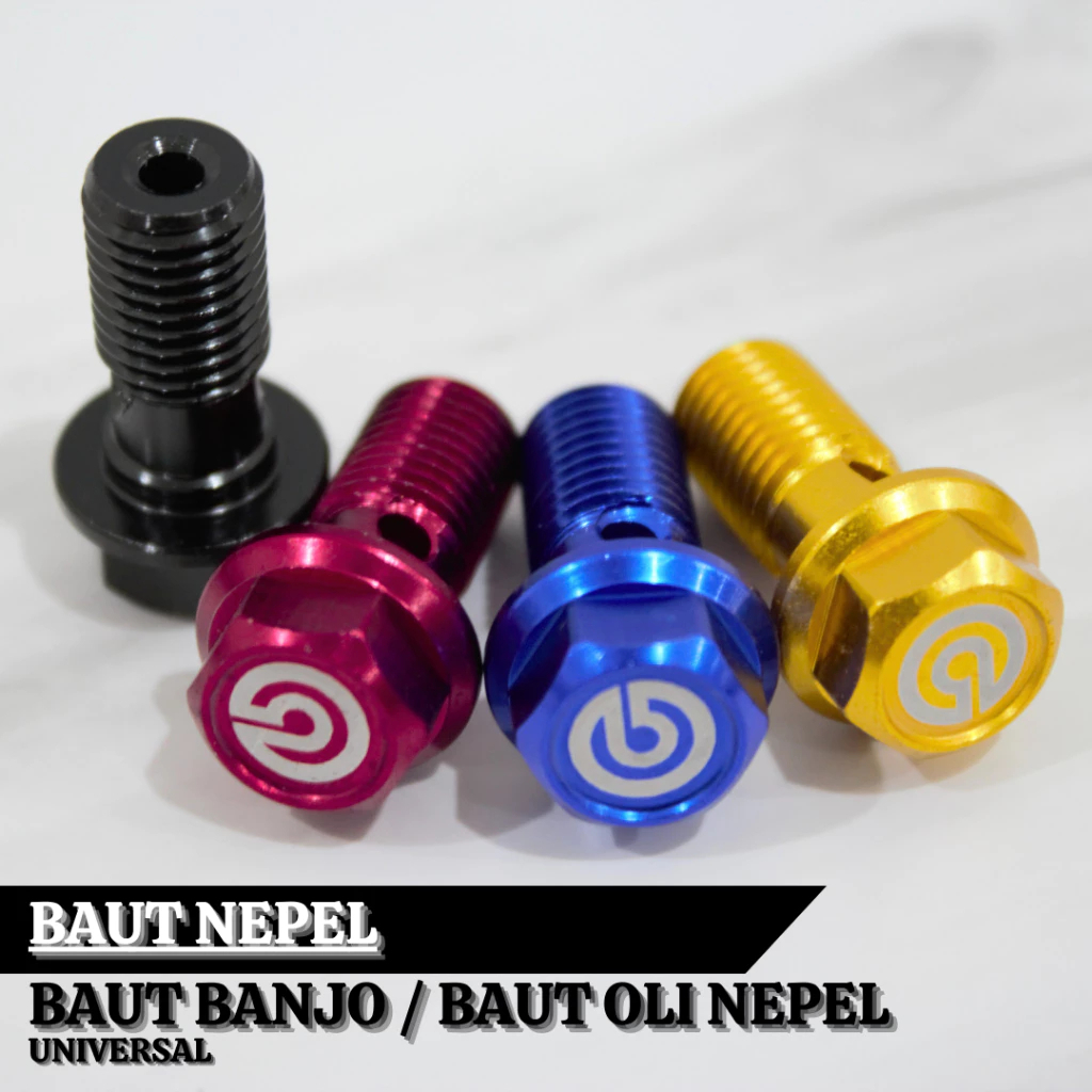 Baut Master Rem  Baut Nepel  Baut Tonjokan Master rem Belakang  Baut Kaliper Cnc Universal