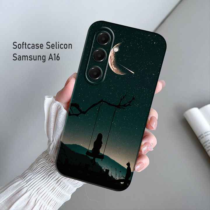 Liquid Case Silicon For Samsung A16 - Soft Case Hp Samsung A16 - Casing Hp Samsung A16 - MF11