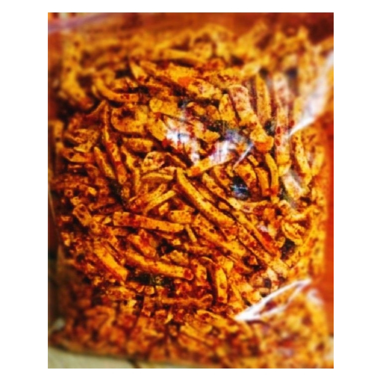 

Basreng stik pedas rasa daun jeruk