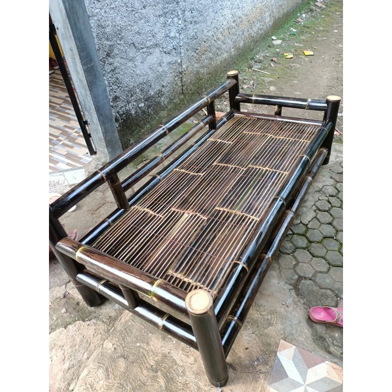 bale bambu hitam asli