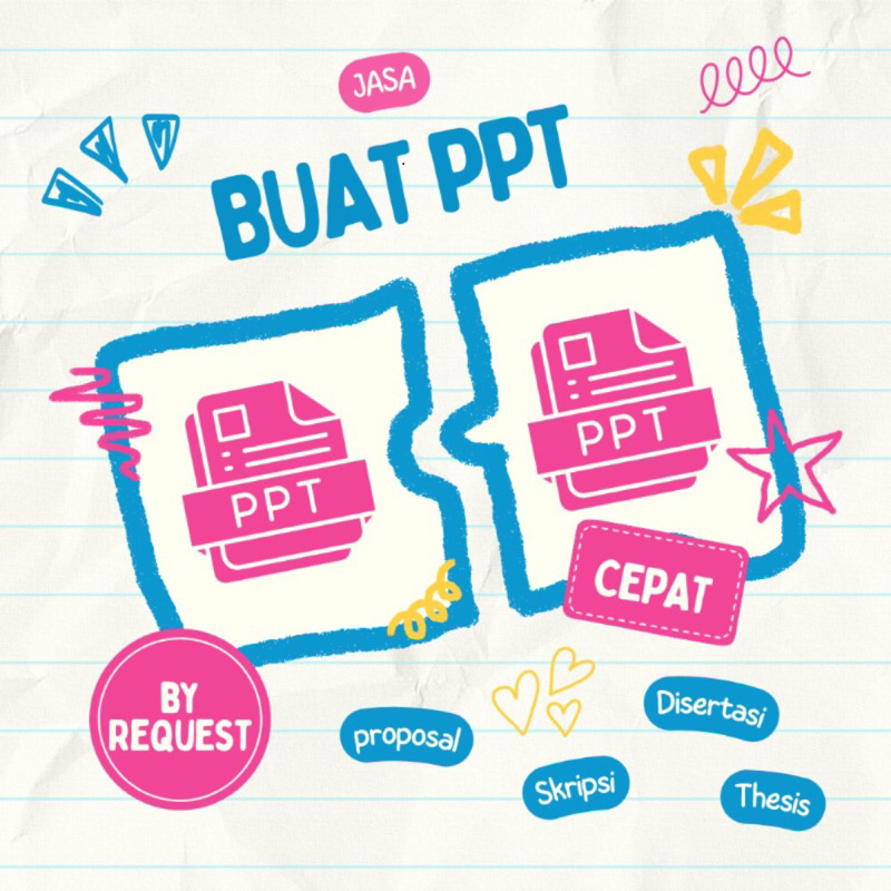 Jasa Pembuatan PPT (cepat)