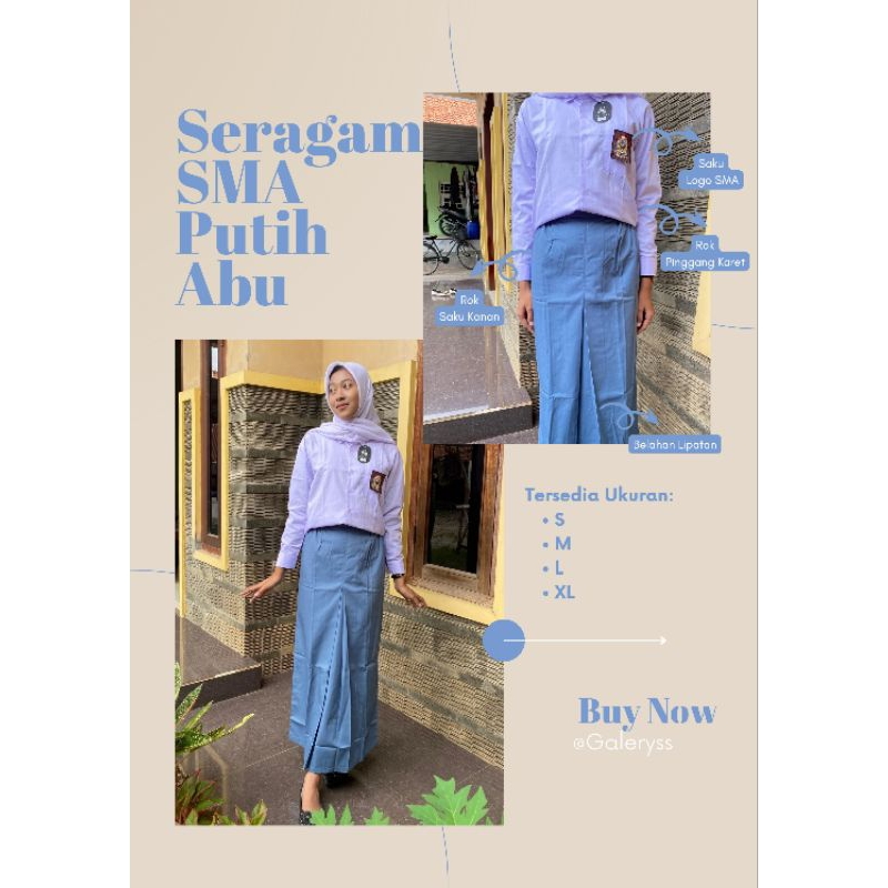 Seragam SMA Putih Abu