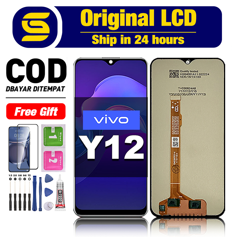 ORI LCD VIVO Y12 Original Fullset hp Touchscreen asli New Free shipping COD