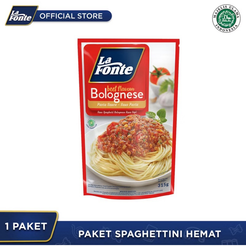 

La Fonte - Paket Siap Santap Spaghettini Bolognese