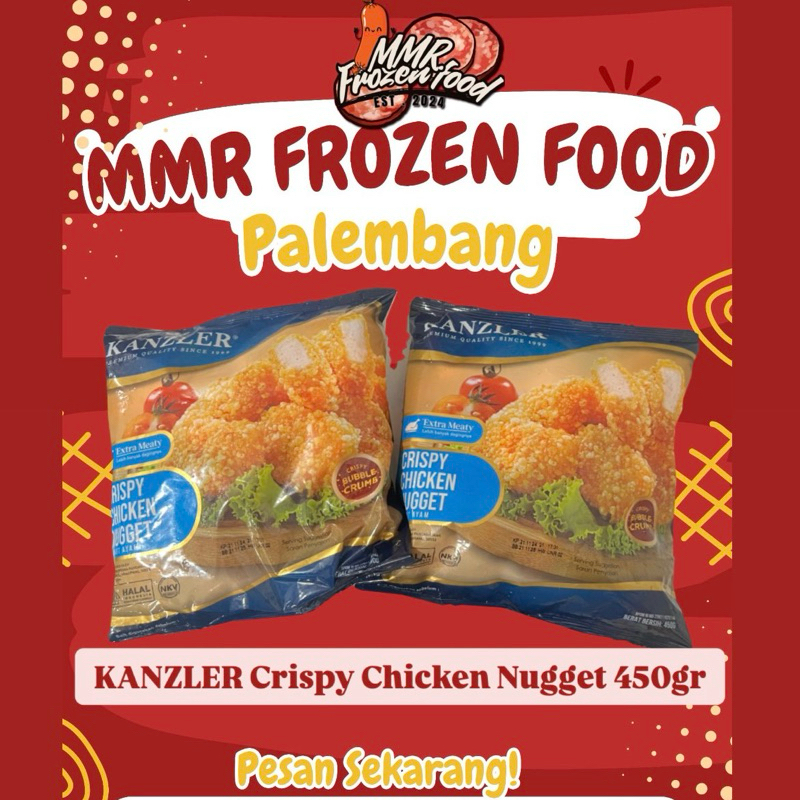 

KANZLER CRISPY CHICKEN NUGGET 450gr / NUGGET KANZLER / FROZEN FOOD PALEMBANG