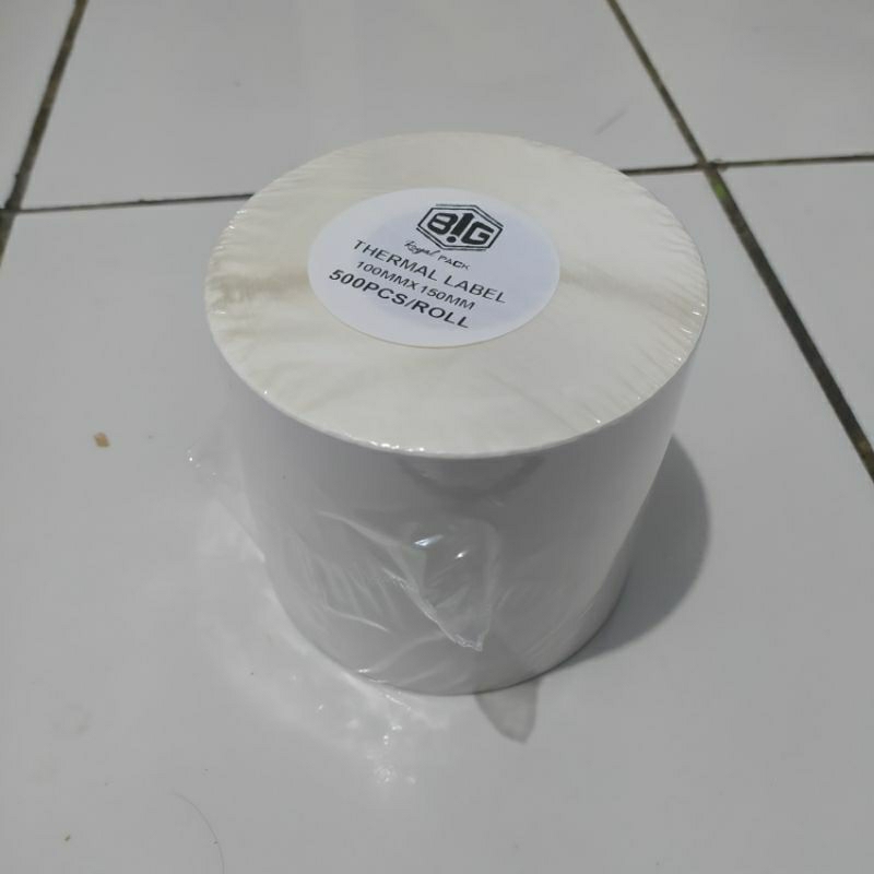 

Kertas label thermal printer ukuran 100mm x 150mm isi 500 lembar/roll termurah