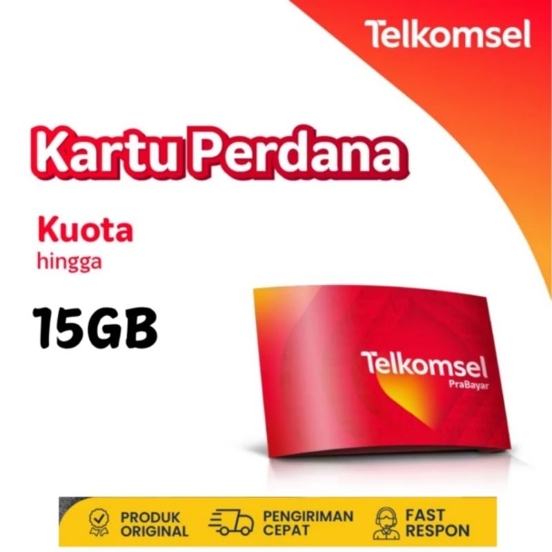 Kartu Perdana Telkomsel Kuota 3GB Nasional