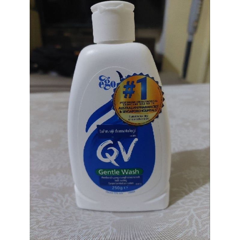 qv gentle wash 250 ml body & face cleanser, ORIGINAL AUSTRALIA
