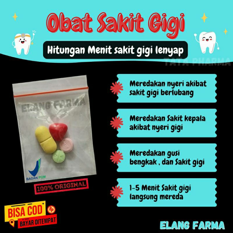 Obat Sakit Gigi, Gusi Bengkak, Gigi berlubang (Racikan Paten Apoteker)