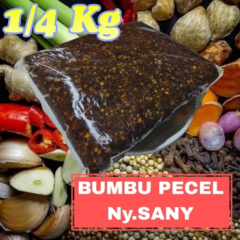 

Original Bumbu Sambal Sambel Pecel Home Made Khas Kebumen 1/4 Kg