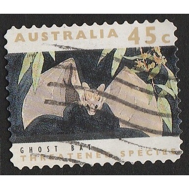 

A 11283 SATU BUAH PRANGKO AUSTRaLIA NOMINAL 45C TEMA SATWA KELELAWAR GHOST BAT DENGAN KONDISI SUDAH ADA CAP