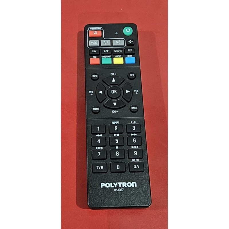 REMOT STB POLYTRON ORIGINAL KODE 81J067