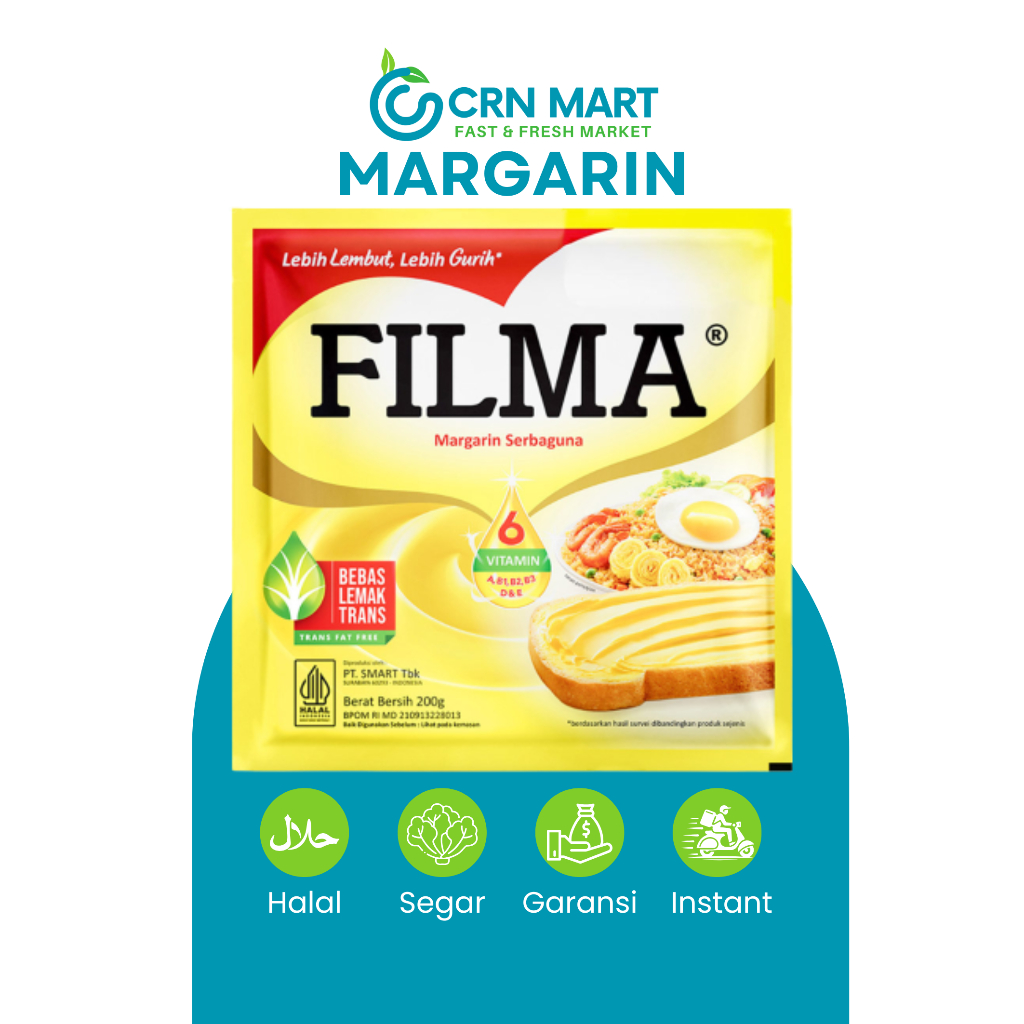 

CRN MART FILMA Margarin Serbaguna 200 gr
