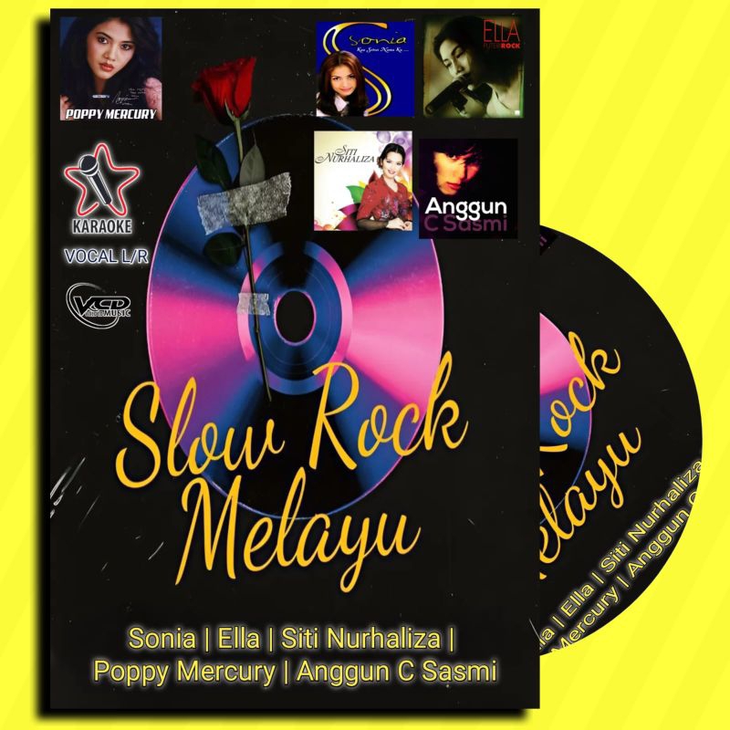 VCD KARAOKE SLOW ROCK MALAYSIA SEPANJANG MASA - VCD KARAOKE LAGU MELAYU - VCD KARAOKE LAGU SLOW ROCK