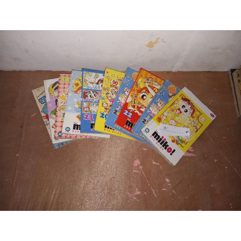 paket komik miiko 10 buku