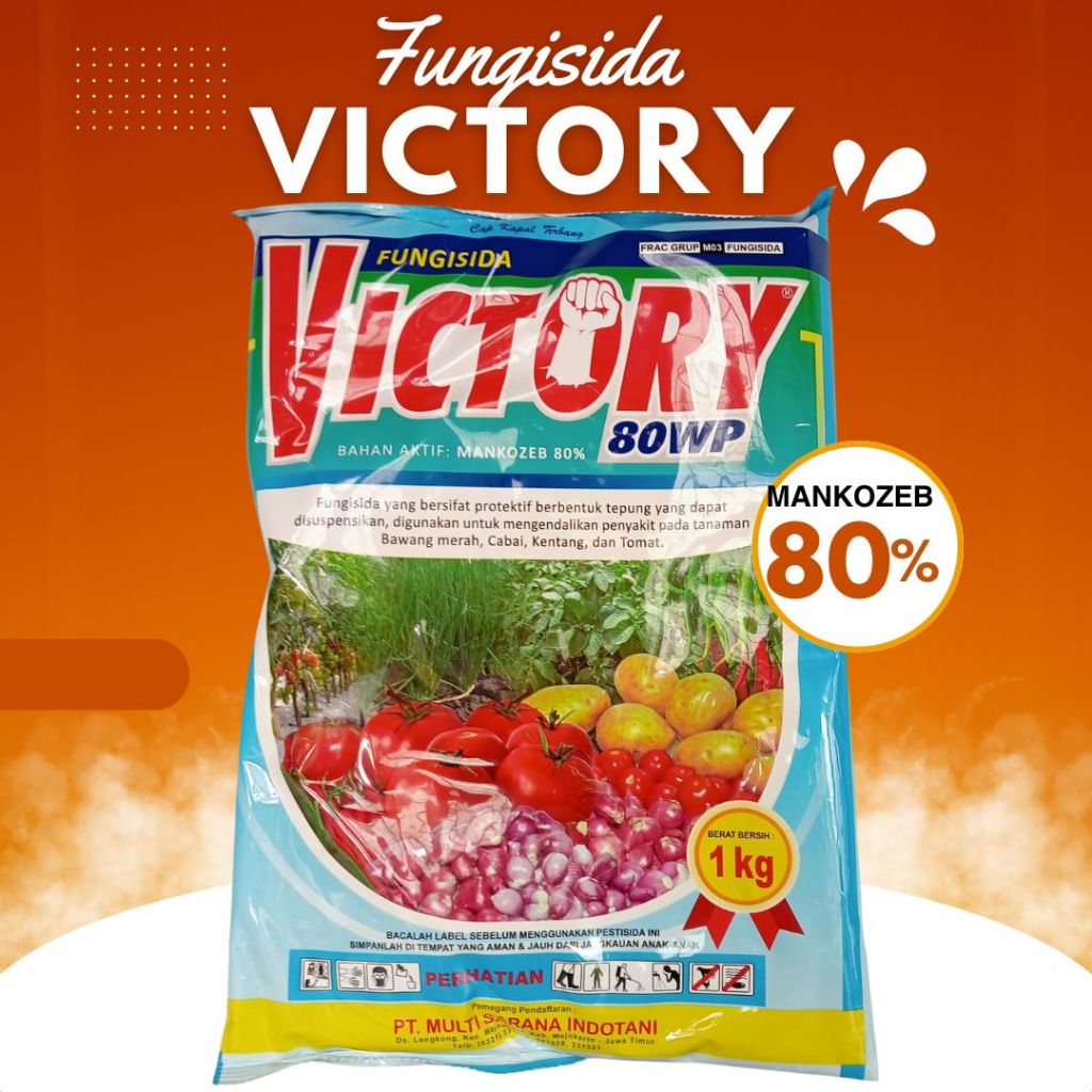 Fungisida Obat Jamur Victory Mankozeb 80%