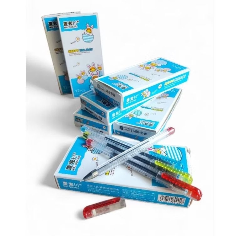 

Pulpen/bulpen/ballpoint/pena Gel Ink 0.5 isi 12pcs/1 lusin MG 901