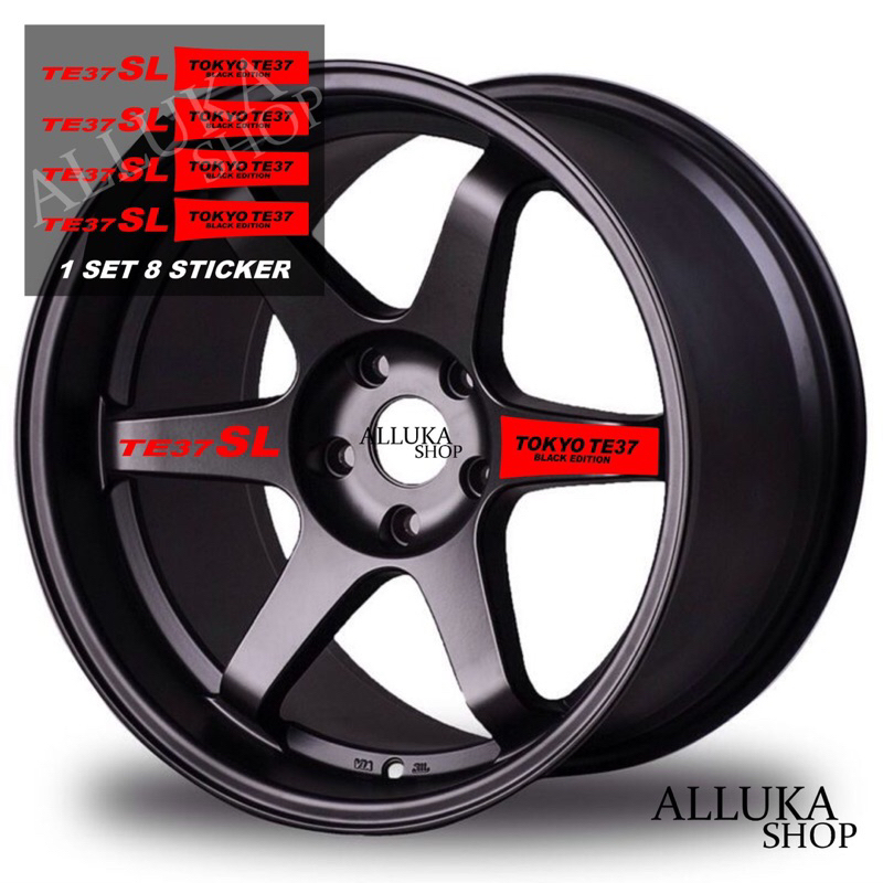 sticker velg mobil. sticker velg te37 SL tokyo