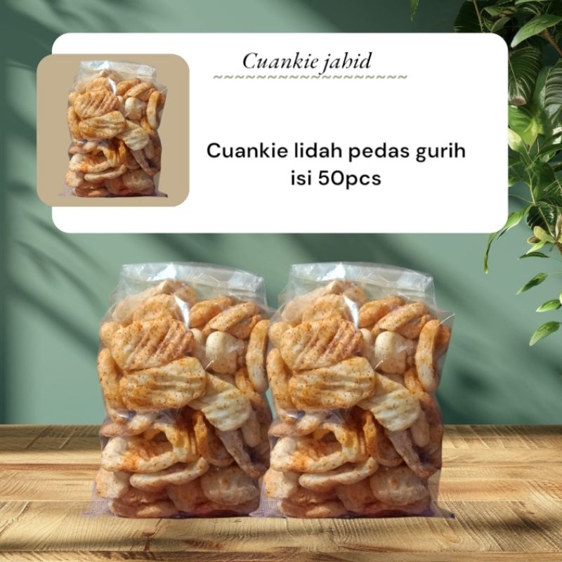

Cuankie Lidah Pedas Gurih Isi 50pcs