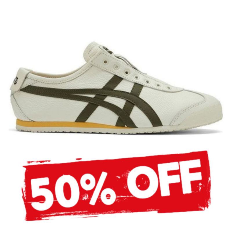 onitsuka Tiger original Slip On Leder grin yellow