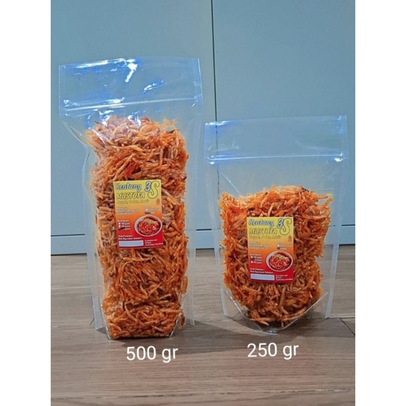 

Keripik Kentang Mustofa ( catering ) pedas manis 500 gram 250 gram manis gurih /GROSIR