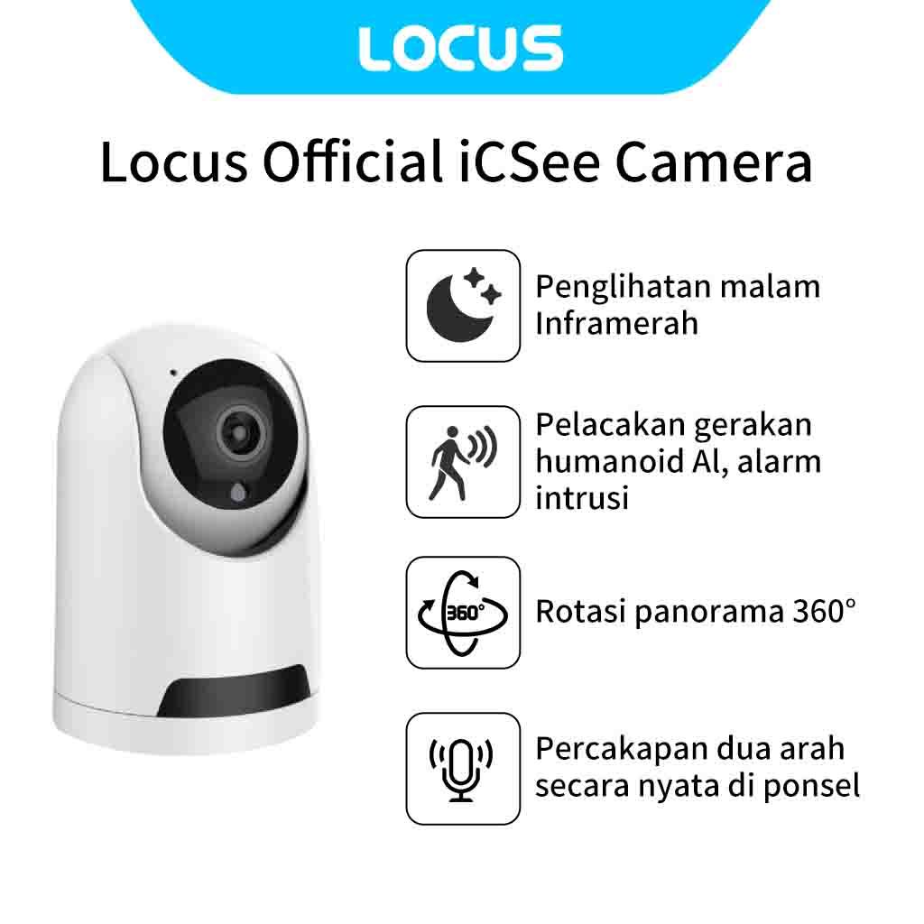 Locus Official iCSee CCTV Nirkabel