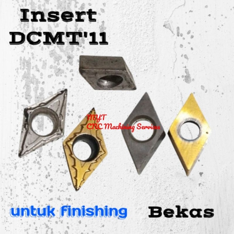 insert bubut dcmt1104 pahat bubut material cermet bukan insert diamond cbn