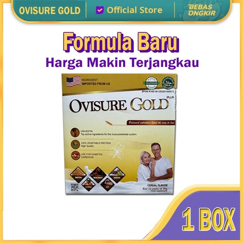 

OVISURE GOLD MILK SUSU OBAT TULANG DAN SENDI YG SEHAT 100% DIMFOR USA