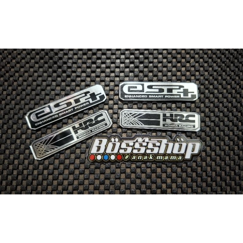 EMBLEM FILTER AKRILIK ESP+ / HRC - EMBLEM FILTER AKRILIC HRC HONDA RACING ESP+