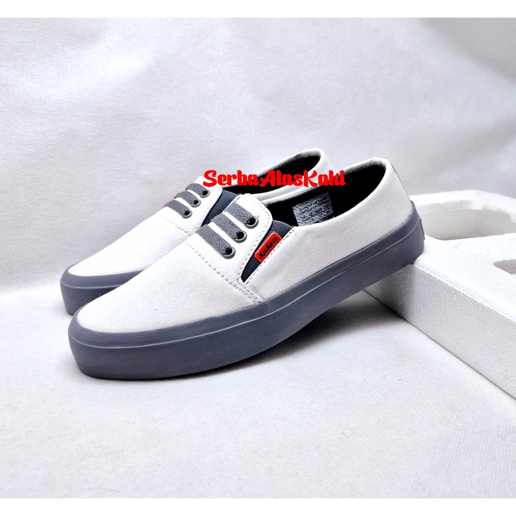 Sepatu Slip On Wanita Terbaru Tali 3/Sepatu Wanita Kanvas KC010