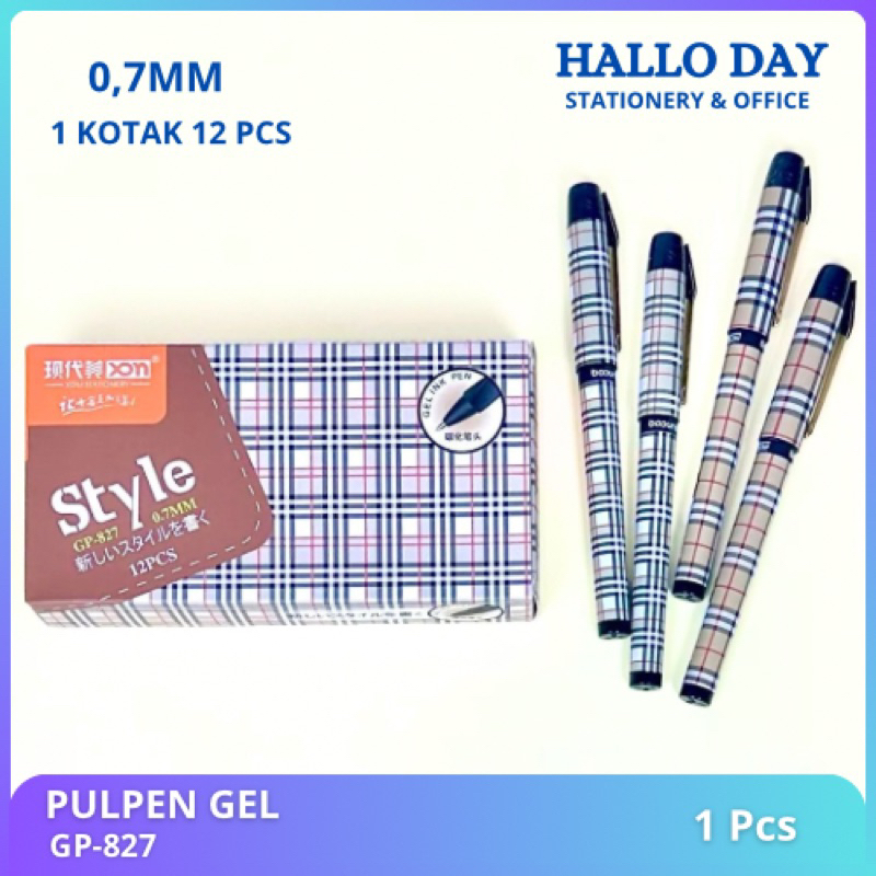 

HD 1pcs Ballpoint Gel Office 0.7mm Pulpen XDM Office