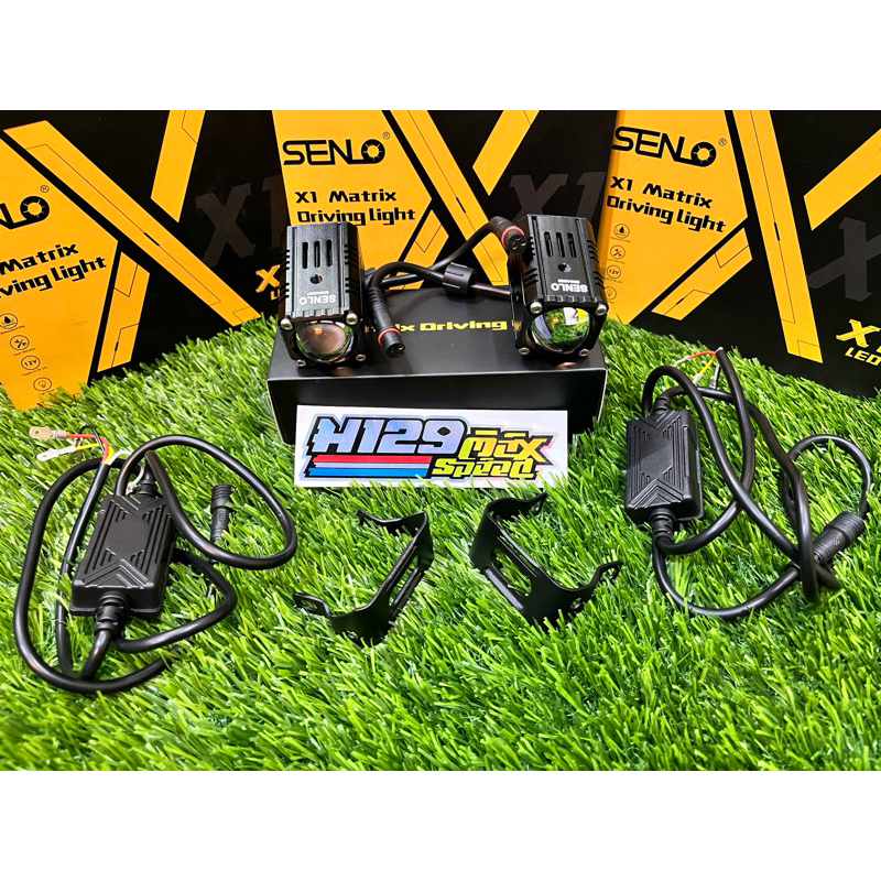 Senlo X1 Matrix D2 Laser Senlo X1 Blue Lens 25 Watt x 2 Dijamin Paling Terang