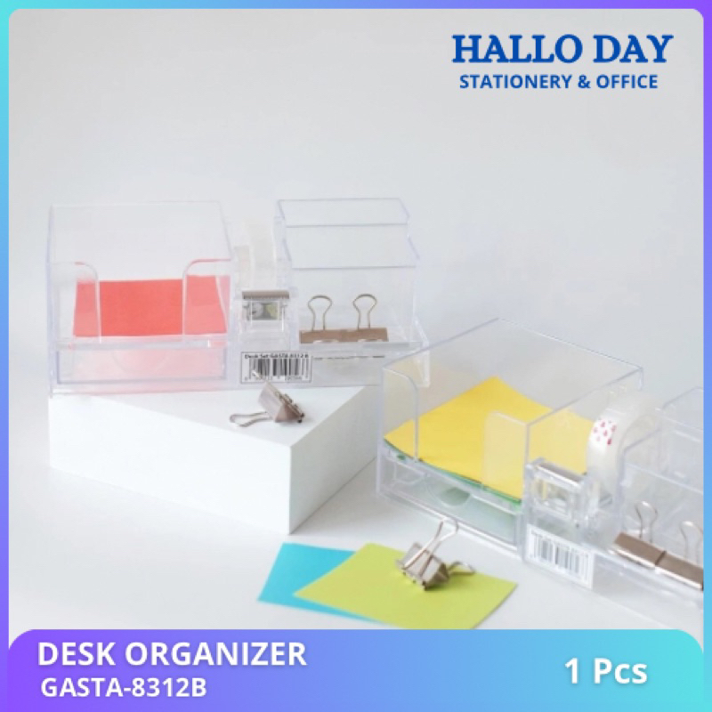 

HD Desk Organizer Tempat Pen / Pen Stand / Memo Block / Tempat Pen Meja