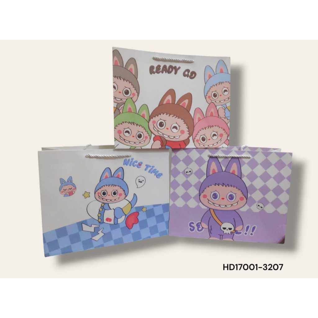 

Paper Bag Tebal Goodie Bag Tas Kado Besar Lucu Miring Horisontal Large