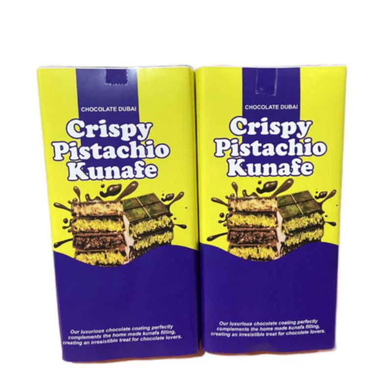 

Coklat Dubai Isi 2 | Chocolate Dubai Crispy Pistachio Kunafe | PROMO Cokelat Dubai