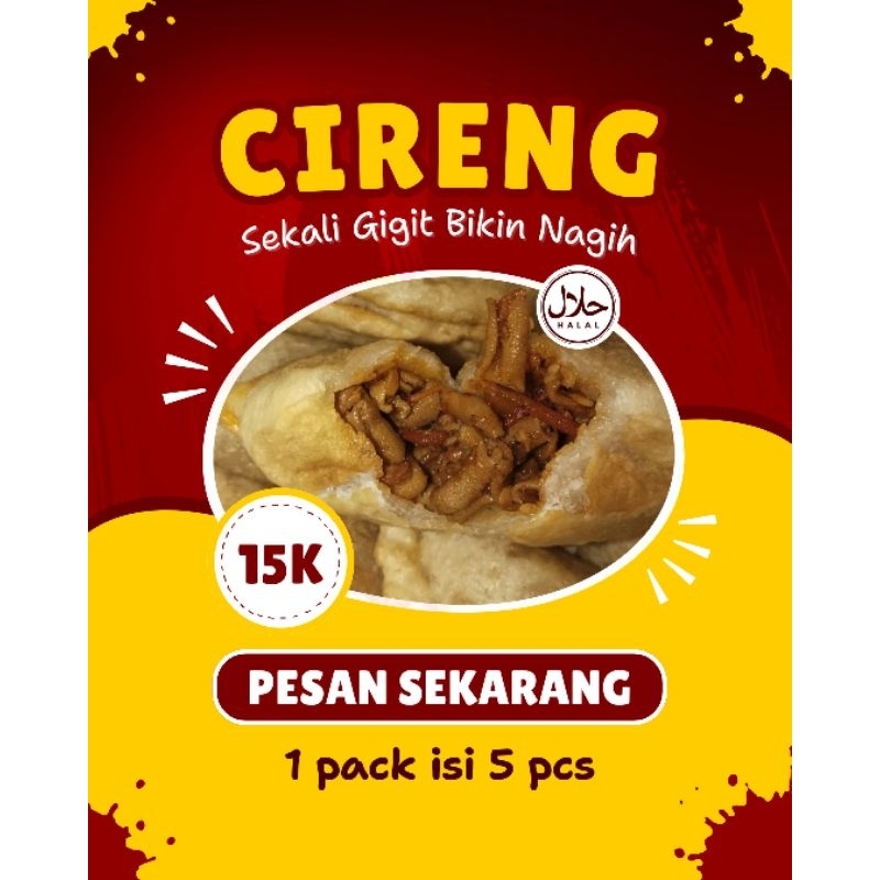 

CIRENG PREMIUM ISI 5/CIRENG ISI PEDAS/CIRENG BUMBU MEDOK