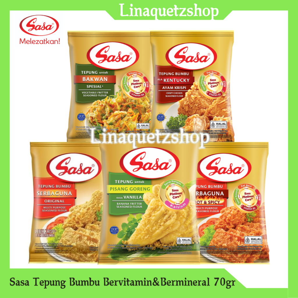 

SASA Tepung Bumbu Bervitamin & Bermineral 70gr (1 Pcs)
