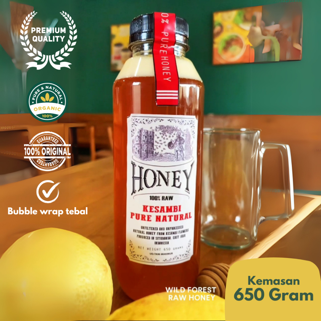 

madu hutan 100% murni 650 gr GOUDEN HONEY KESAMBI
