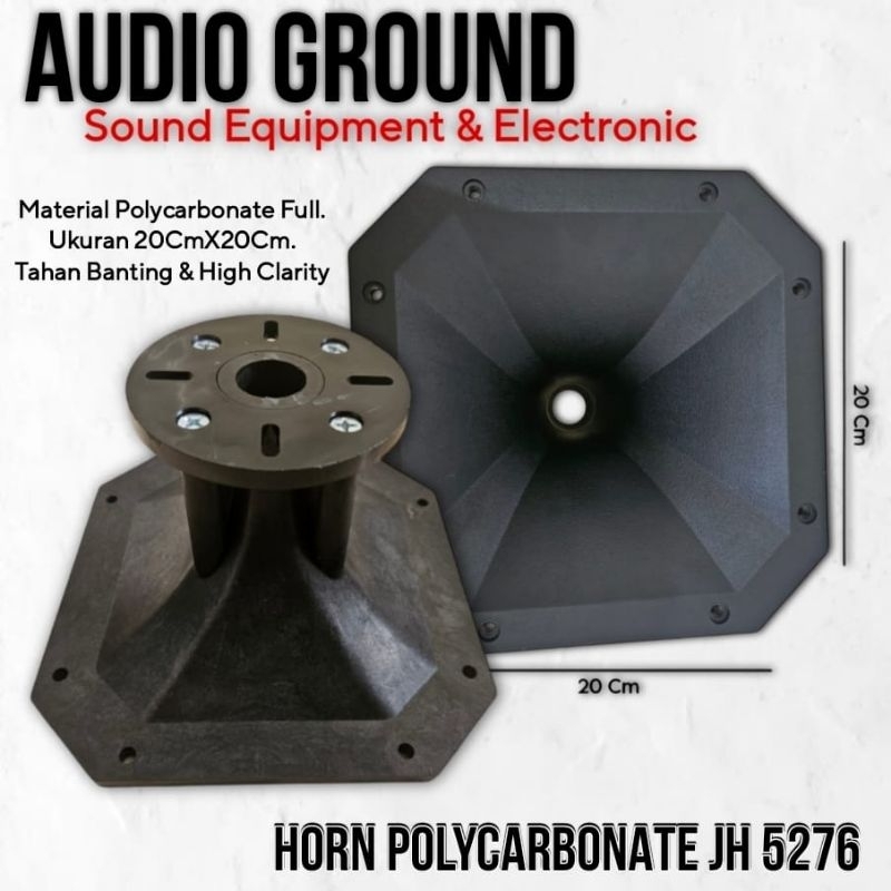 HORN POLYCARBONATE 200X200 MM JH 5276 RCF ORIGINAL IMPORT