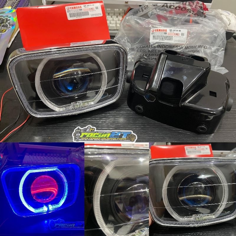 REFELKTOR LAMPU DEPAN RX KING NEW OVAL 2004 2003 2005 2006 BILED ORIGINAL AES TURBO