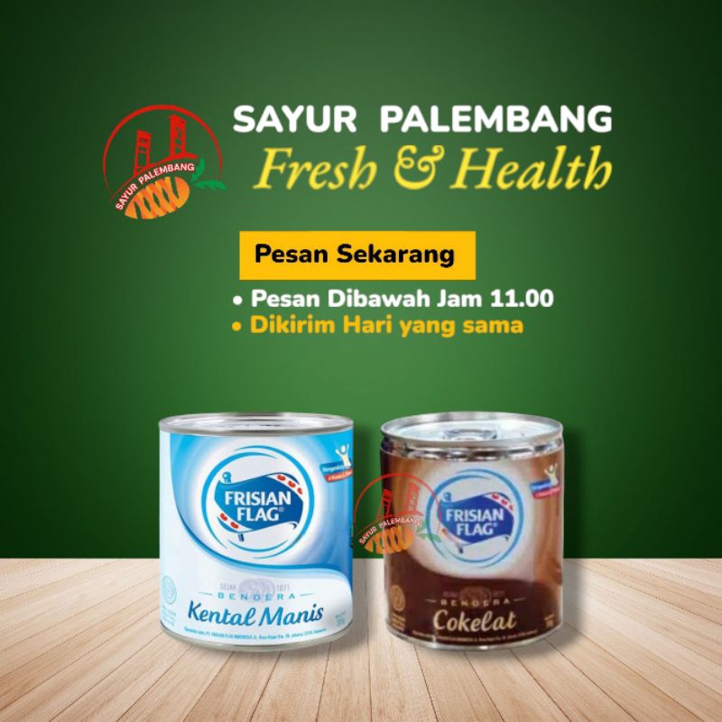 

FRISIAN FLAG Bendera Susu Kental Manis Kaleng - Sayur Palembang