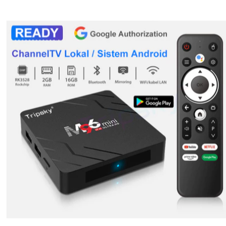 M96mini Android 13.0 Voice version Android Tv Box Ram 2gb Rom 16gb  Android Tv 13 OS STB Bluetooth 4