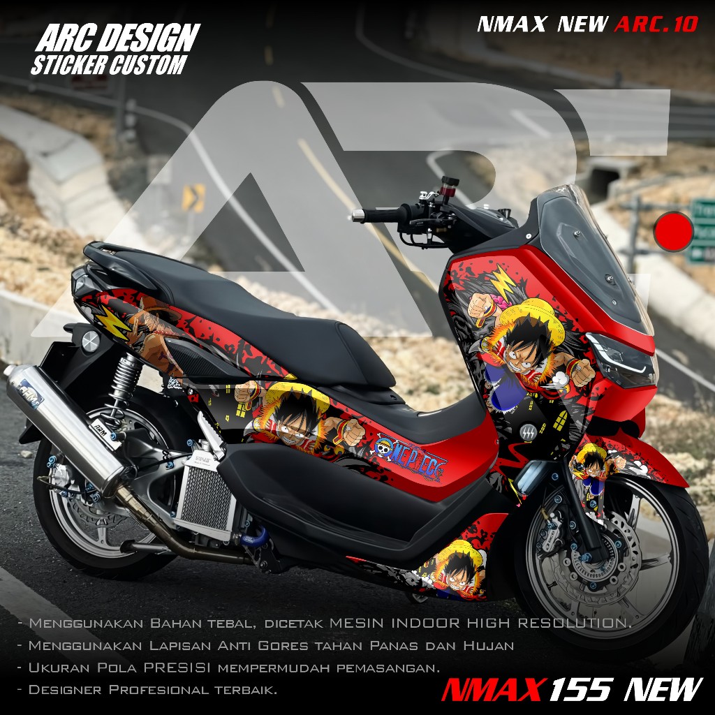 (COD PROMO) TERBARU Decal Sticker Yamaha Nmax 155 Connected 2020 2021 2022 2023 2024 Full Body - Sti