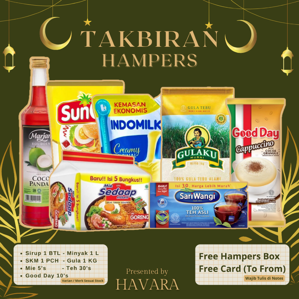 

[10 varian] HAVARA Hampers Lebaran Hampers Natal Premium | Free Box and Greeting Card