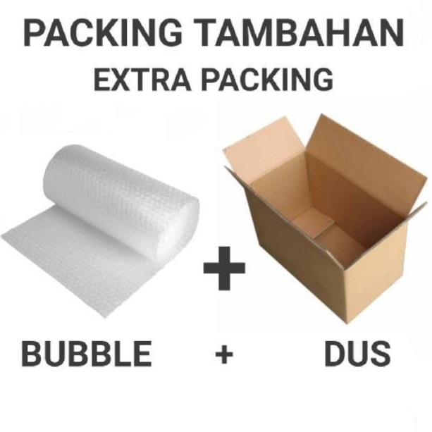 

tambahan EXTRA BUBBLE WRAP + KARDUS untuk MENJAGA MAKANAN