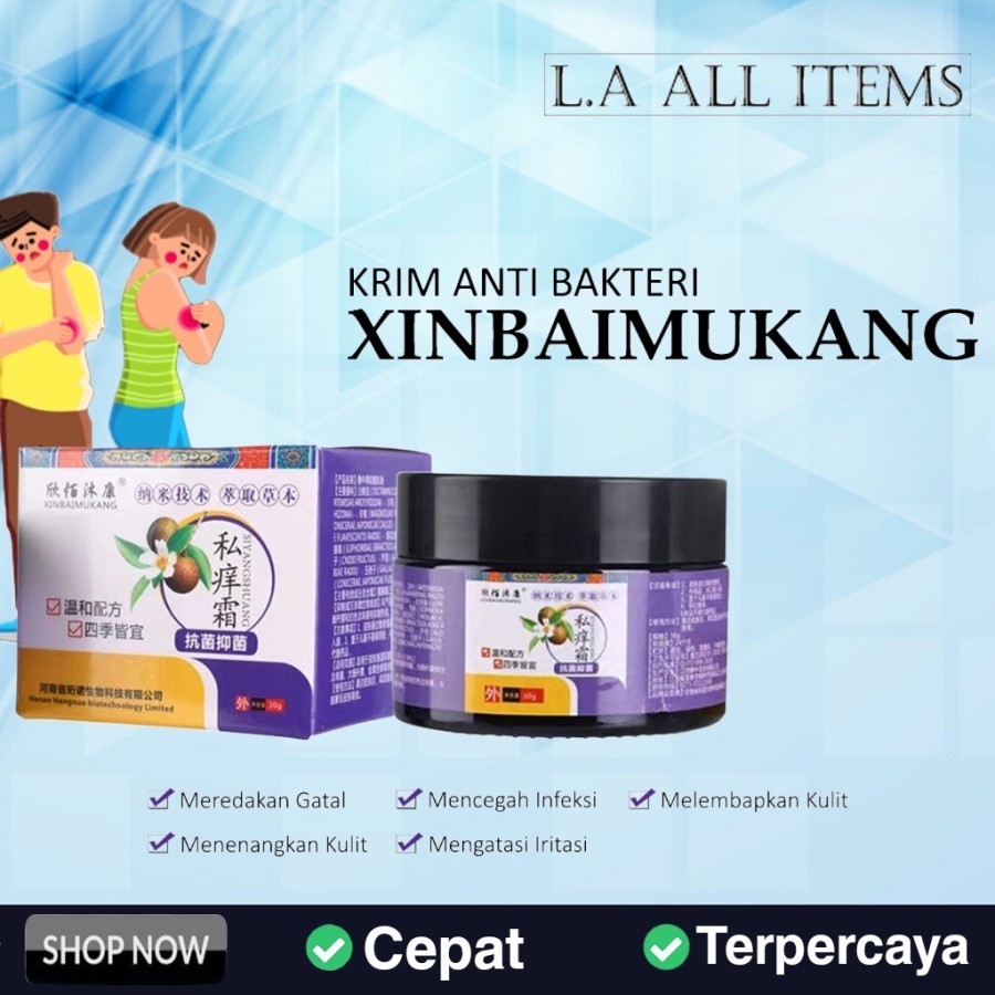 Cream Gatal Kulit Paling Ampuh Krim Anti-gatal 30g Salep Kulit Eksim Kering Obat Gatal Paling Ampuh 