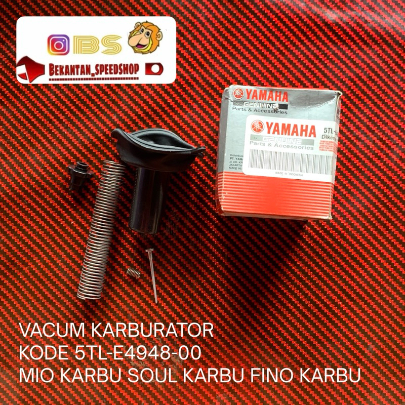 VACUM KARBURATOR  KODE 5TL-E4948-00 MIO KARBU SOUL KARBU FINO KARBU