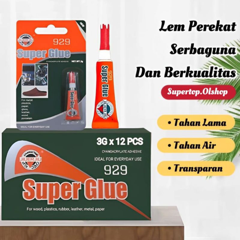 

Lem super Glue serbaguna lem besi kayu keramik karet aquarium