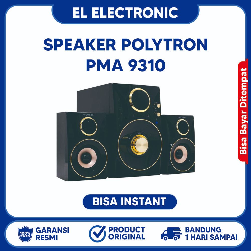 POLYTRON SPEAKER AKTIF PMA 9310 Bluetooth Portable Wireless AUX USB PMA9310 Audio