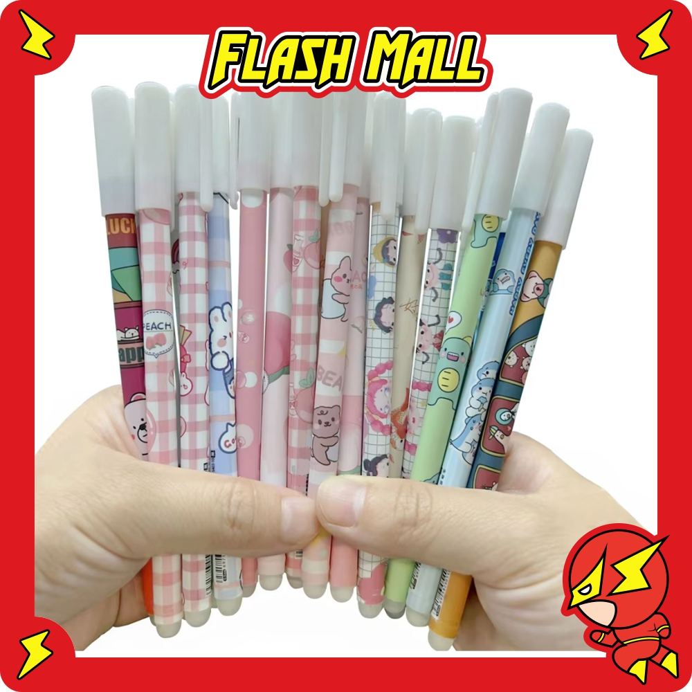 

FLASHmall Pulpen Bisa Dihapus Bolpoin Gel Erasable Pen Pena Yang Bisa Dihapus S142